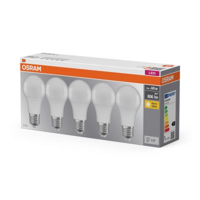 BASE CL A60 8,5W 827 230V FR E27 FS5 LEDVANCE (4058075090484)
