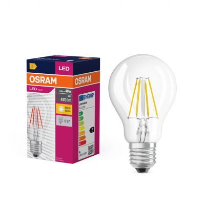 Żarówka LED E27 4W/827 E27 VALUE CL A FIL 40 non-dim 4W/827 4058075439856 LEDVANCE (4058075439856)