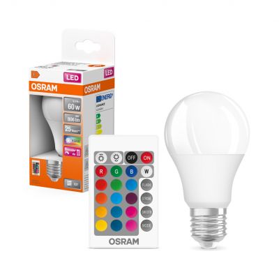 Żarówka LED 9W 60W E27 806lm OSRAM RGBW + PILOT LEDVANCE (4058075430754)