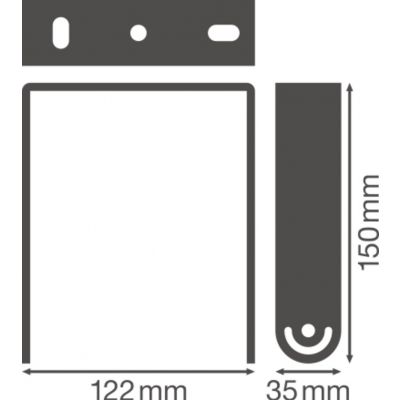 HIGH BAY LED BRACKET 93W-155W LEDV LEDVANCE (4058075505285)