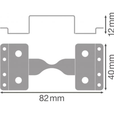 LN INDV LIGHTLINE CONNECTOR LEDV LEDVANCE (4058075133341)