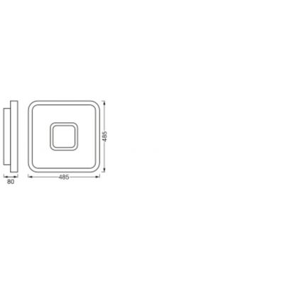 Plafon LED Lampa Sufitowa ORBIS STELLA 32W 3250lm RGB CCT 48,5cm SMART+ WIFI 4058075573390 LEDVANCE (4058075573390)