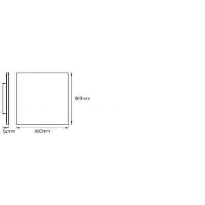 Panel LED 40W CCT SMART+ WiFi PLANON 600X600 4058075484436 LEDVANCE (4058075484436)