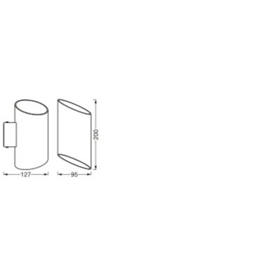 SMART WIFI ORBISW CYLDRO 200X127 TW WT LEDVANCE (4058075574175)