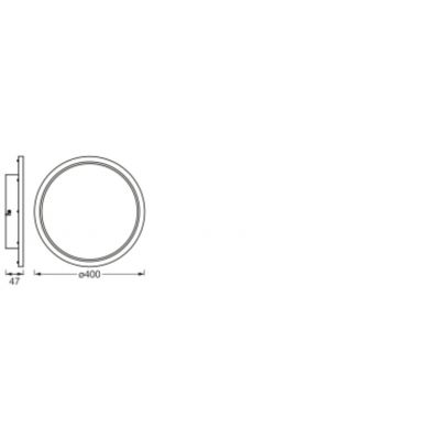 Plafon LED Lampa łazienkowa ORBIS Disc 25W 3200lm ciepła-zimna 40cm SMART+ WiFi 4058075573611 LEDVANCE (4058075573611)