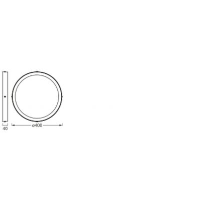 Plafon LED Lampa Sufitowa ORBIS DOWNLIGHT 22W 1800lm CCT 40cm SMART+ WIFI 4058075572935 LEDVANCE (4058075572935)
