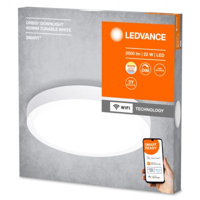 Plafon LED Lampa Sufitowa ORBIS DOWNLIGHT 22W 1800lm CCT 40cm SMART+ WIFI 4058075572935 LEDVANCE (4058075572935)