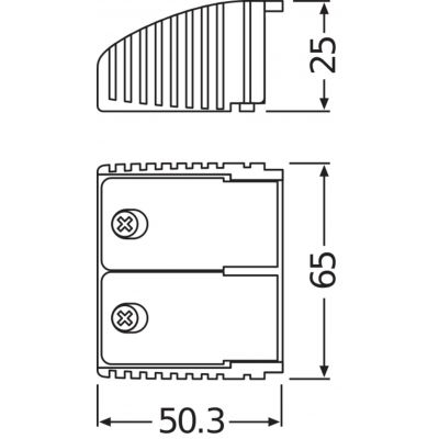 OT CABLE CLAMP A-STYLE VS20 LEDVANCE (4052899089570)