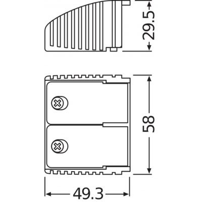 OT CABLE CLAMP B-STYLE VS20 LEDVANCE (4052899077881)
