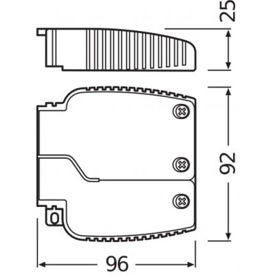 OT CABLE CLAMP A-STYLE TL LEDVANCE (4052899325982)