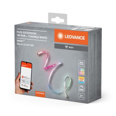 INTELIGENTNA Taśma LED 3,6W RGB+CCT 1m SMART+ WiFi Flex Rozszerzenie 4058075523838 LEDVANCE (4058075523838)