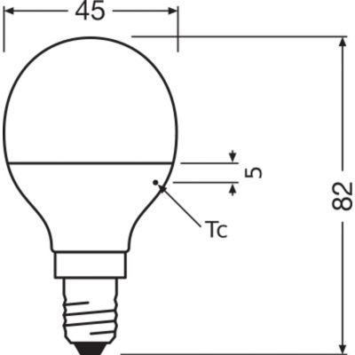 Żarówka LED /2szt./ Kulka E14 4,9W=40W 470lm 4000K neutralna biel OSRAM (4058075479234)