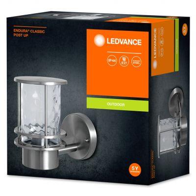 Kinkiet lampa zewnętrzna elewacyjna oprawa ścienna E27 Endura Classic Post 4058075206502 LEDVANCE (4058075206502)