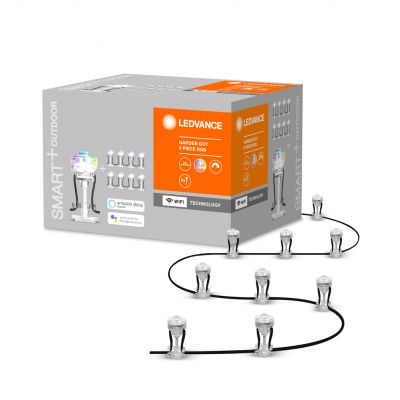 Dekoracyjne punkty świetlne LED RGB 2,5W SMART+ WiFi GARDEN 9 Dot 4058075478534 LEDVANCE (4058075478534)