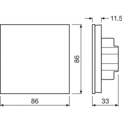 LC RF TOUCH PANEL RGBW SYSTEM STEROWANIA LEDVANCE (4058075435896)