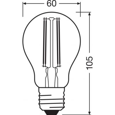 SMART+ Filament Classic Dimmable 60 5,5W E27 LEDVANCE (4058075528239)