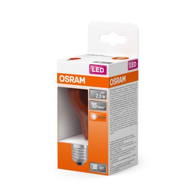 Lampa LED STAR CL A Orange 15 non-dim 2,5W E27 LEDVANCE (4058075433960)