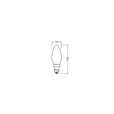 Żarówka LED /3szt./ Świeczka E14 5,5W=60W 806lm neutralna biel 300st OSRAM (4058075592575)