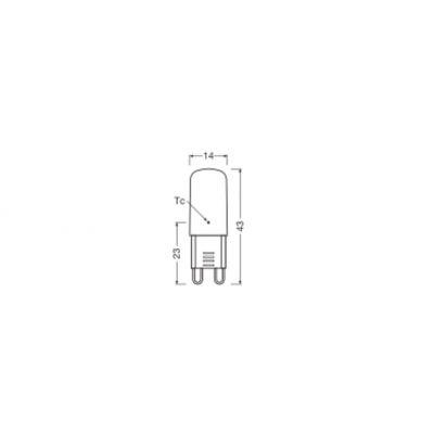 Żarówka LED /3szt./ Kapsułka G9 2,6W=30W 320lm 2700K ciepła biel OSRAM (4058075450073)