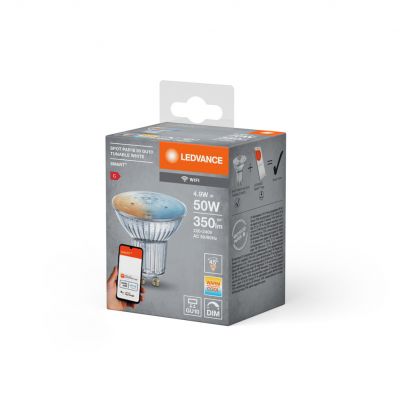 Żarówka LED GU10 5W 350lm CCT SMART+ WiFi Ściemnialna 4058075485679 LEDVANCE (4058075485679)