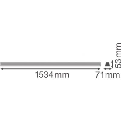 Oprawa TRUSYS LED DALI 53W 6500K DA SI LEDVANCE (4058075102682)