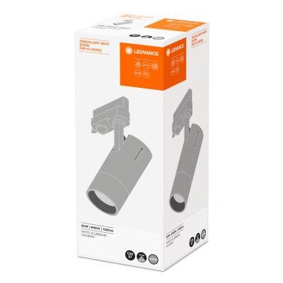 Szynowa oprawa TRACKLIGHT SPOT ZOOM D85 25W 4000K DIM 97R WT LEDVANCE (4058075335783)