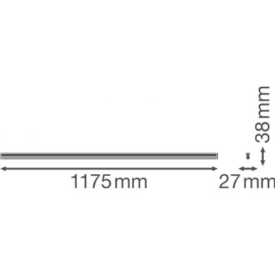 Oprawa LED LINEAR COMPACT BATTEN 1200 20 W 3000 K 4058075099739 LEDVANCE (4058075099739)