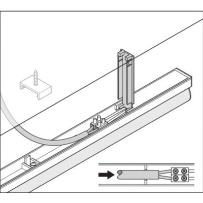 Oprawa LED LINEAR COMPACT BATTEN 1500 25 W 3000 K 4058075099777 LEDVANCE (4058075099777)