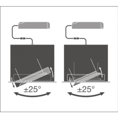 SP MULTI 2X30W 3000K FL WT BK LEDV LEDVANCE (4058075113961)