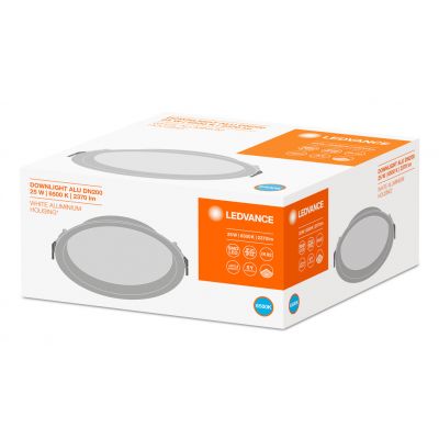 DL ALU DN200 25W 6500K WT IP44 LEDV LEDVANCE (4058075091535)