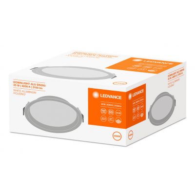 DL ALU DN200 35W 4000K WT IP44 LEDV LEDVANCE (4058075091573)
