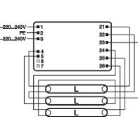 Statecznik elektroniczny QT-FIT8 3/4x18W QUICKTRONIC 4008321294302 LEDVANCE (4008321294302)