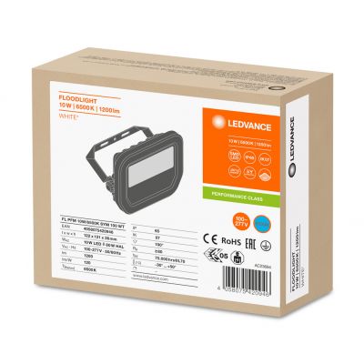 Naświetlacz LED 10W 1200lm 6500K IP65 Biały Floodlight 4058075420946 LEDVANCE (4058075420946)