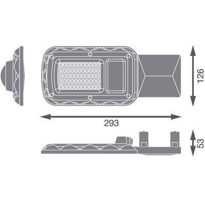 Oprawa uliczna LED URBAN LITE S 30W 840 IP65 GY 4058075678019 LEDVANCE (4058075678019)