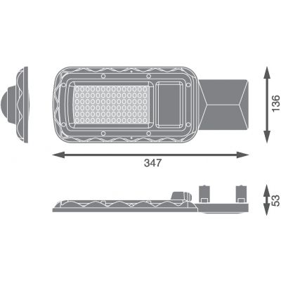 Oprawa uliczna LED URBAN LITE M 50W 865 IP65 GY 4058075678095 LEDVANCE (4058075678095)