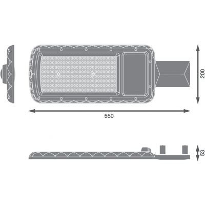 Oprawa uliczna LED URBAN LITE XL 150W 840 IP65 GY 4058075678293 LEDVANCE (4058075678293)