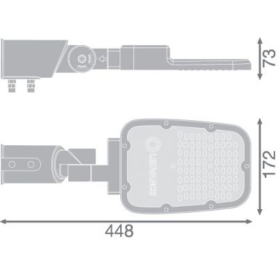 SL AREA SM V 45W 765 RV20ST GY LEDVANCE (4058075725157)
