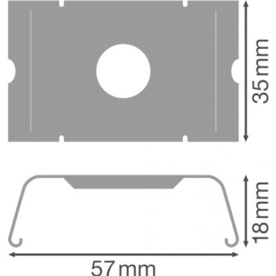 Oprawa TRUSYS FLEX SURFACE CLIP LEDVANCE (4058075781894)