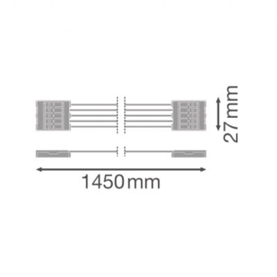Oprawa hermetyczna DAMP PROOF 1500 1xLAMP HOUSING TH-KIT 5x2.5 LEDVANCE (4058075695092)