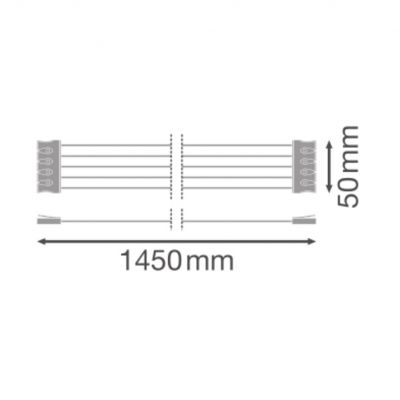 Oprawa hermetyczna DAMP PROOF 1500 2xLAMP HOUSING TH-KIT 5x2.5 LEDVANCE (4058075695139)