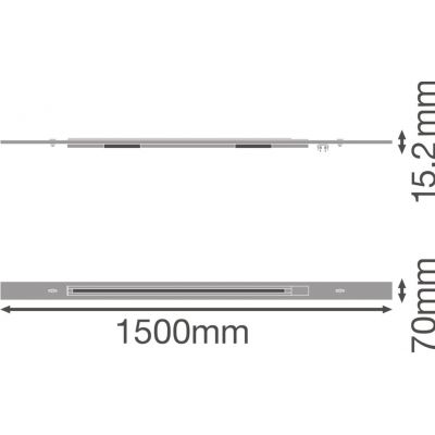 Oprawa TRUSYS FLEX SPOT TRACK 1500 WT LEDVANCE (4058075782051)