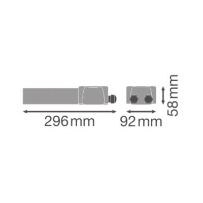 Oprawa TRUSYS FLEX FEED OUT BOX 8P WT LEDVANCE (4058075782037)