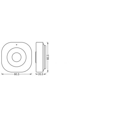 Detektor ruchu SMART WIFI MOTION SENSOR 4X1 LEDV LEDVANCE (4058075731363)