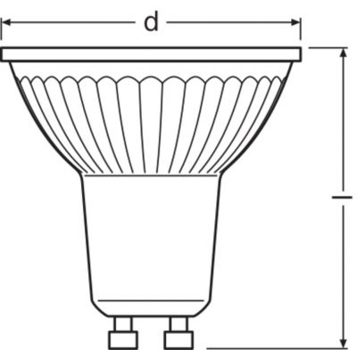PARATHOM DIM Spot PAR16 GL 50 dim 4,5W 940 GU10 LEDVANCE (4058075798045)