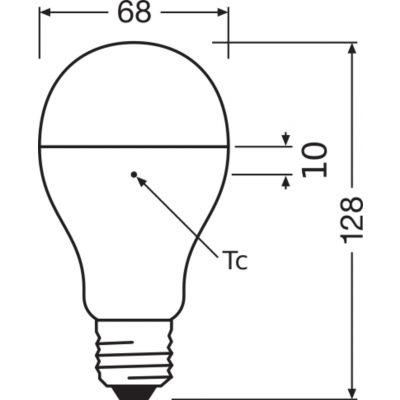 Żarówka LED E27 19W/827 E27 VALUE CL A FR 150 non-dim 19W/827 4058075661639 LEDVANCE (4058075661639)