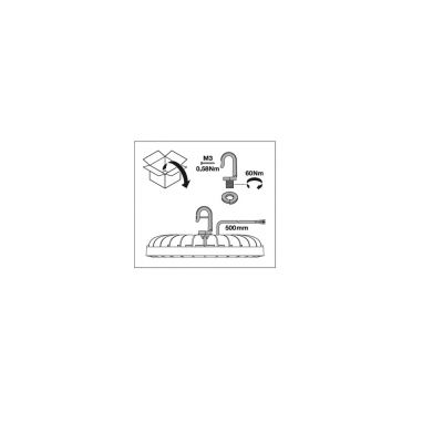 Oprawa LED HIGH BAY COMPACT 133W 840 110DEG IP65 4058075708181 LEDVANCE (4058075708181)