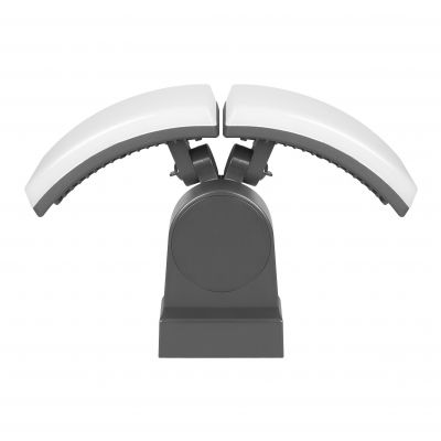 TOS DUO LED 2x20W podwójny naświetlacz ogrodowy 2x1600lm IP65 neutralna biel 4000K PC szary AD-NL-6603GL4 ORNO (AD-NL-6603GL4)