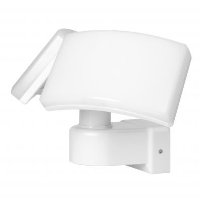 TOS DUO LED 2x20W podwójny naświetlacz ogrodowy, 2x1600lm IP65 4000K neutralna biel biały AD-NL-6603WL4 ORNO (AD-NL-6603WL4)