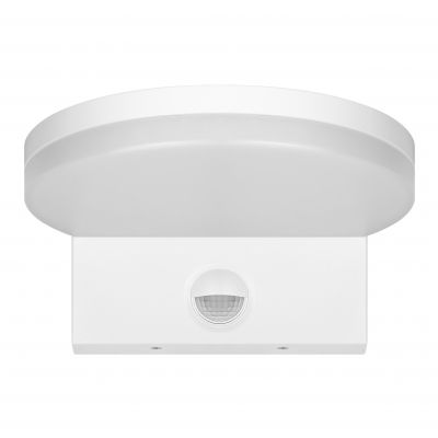 ASPEN LED 15W, oprawa ogrodowa z czujnikiem ruchu PIR, 1300lm, IP65, 4000K, biała (AD-OP-6604WLPMR4)