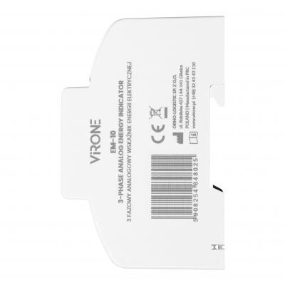 Licznik energii 3 fazowy 100A zużycia prądu podlicznik trójfazowy VIRONE (EM-10)